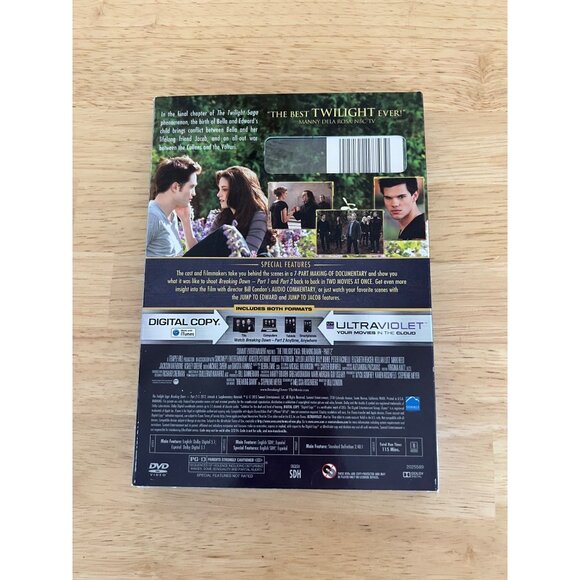 The Twilight Saga Breaking Dawn Part 2 DVD 2012 Romance Movie New Sealed - Picture 3 of 4